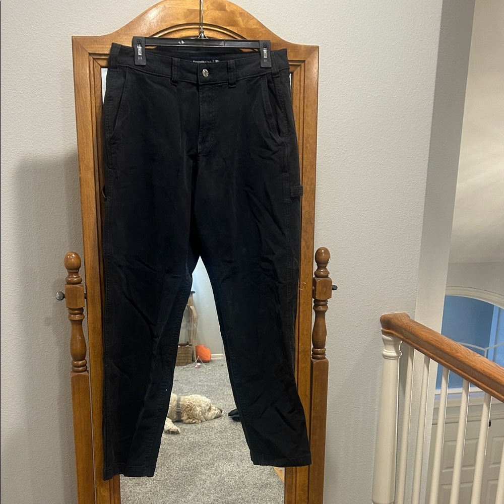 Men's Black Abercrombie Pants 30 x 32